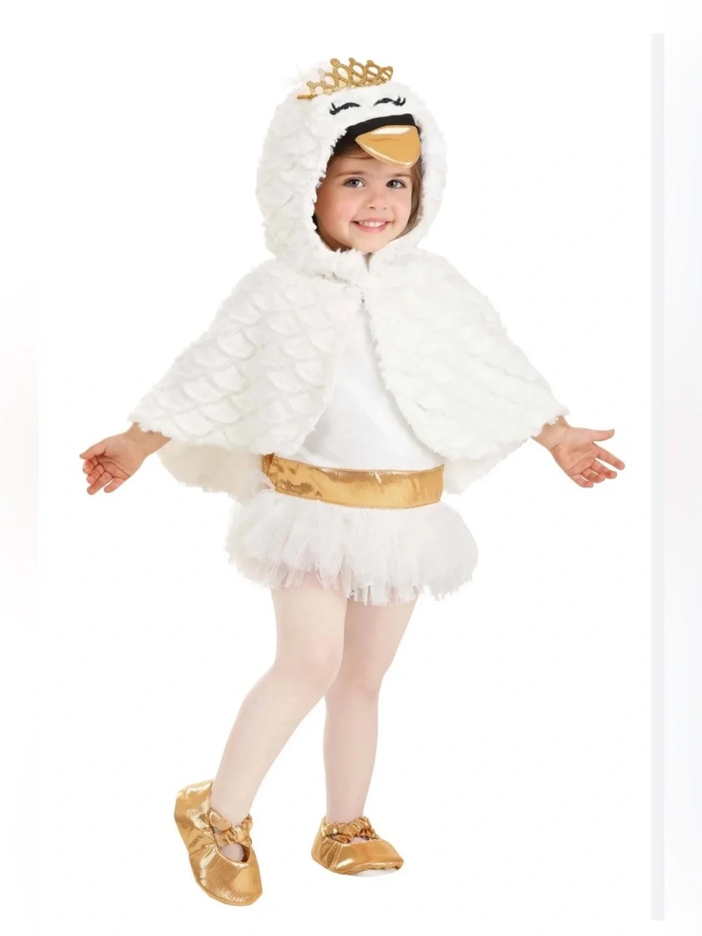 Posh Peanut Odet Swan Costume Size 2T NWT
